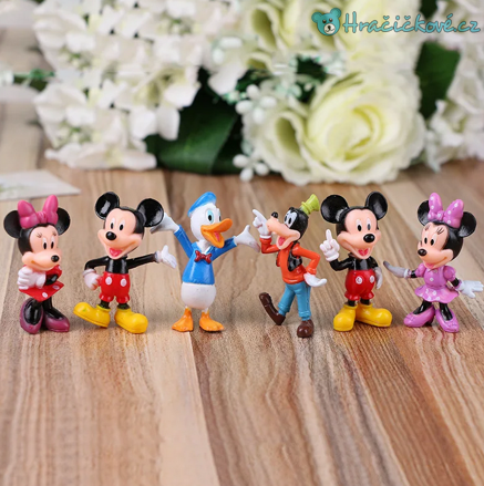 Figurky z filmu Mickey Mouse, 6ks