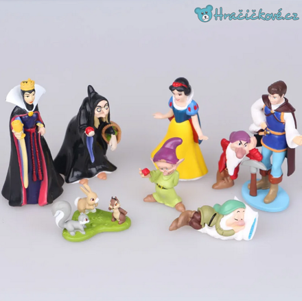 Figurky Sněhurka a 7 trpaslíků 8ks, typ 2 Figurky Sněhurka a 7 trpaslíků 8ks, typ 2