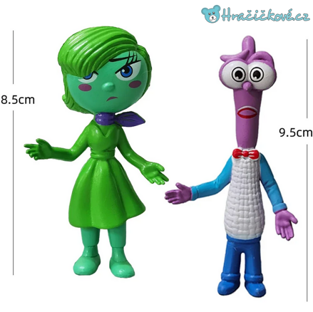 Figurky z pohádky V hlavě, 6ks (Inside Out)