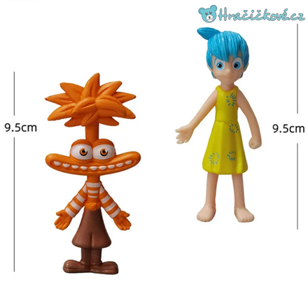 Figurky z pohádky V hlavě, 6ks (Inside Out)