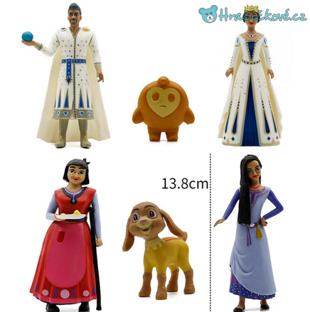 Figurky hračky z pohádky Přání (Wish), 6ks