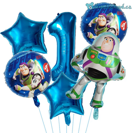 Toy Story narozeninový set balonků 6ks, typ 1
