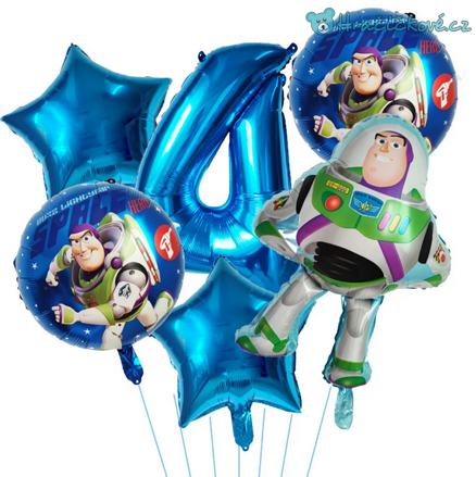Toy Story narozeninový set balonků 6ks, typ 1