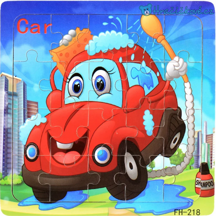 Dřevěné malé puzzle pro nejmenší