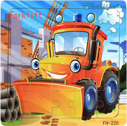 Dřevěné malé puzzle pro nejmenší