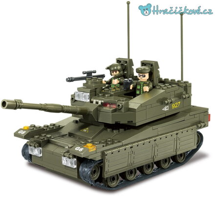 Tank velký s vojáky, 344 dílků (stavebnice typu Lego)