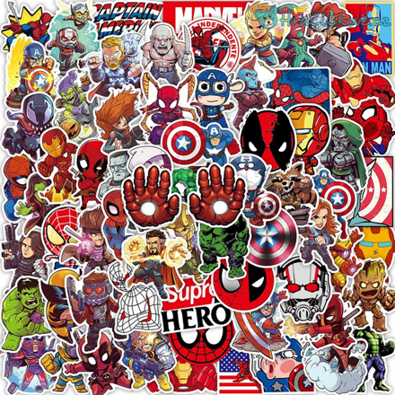 Samolepky 100 ks Marvel (Avengers)