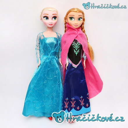  2x panenka Elza a Anna z ledového království (Frozen), vel. 28 cm