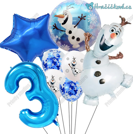 Ledové království (Frozen) narozeninový set balonků, typ 1