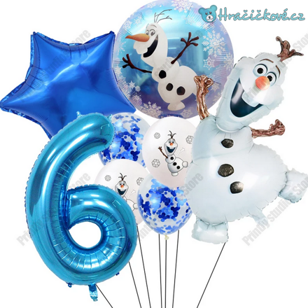 Ledové království (Frozen) narozeninový set balonků, typ 1