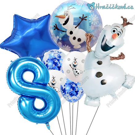 Ledové království (Frozen) narozeninový set balonků, typ 1