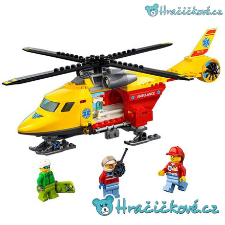 Záchranářský vrtulník, 212 dílků (stavebnice typu Lego)