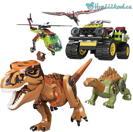 Jurský park – útěk dinosaura, 319 dílků (stavebnice typu Lego)