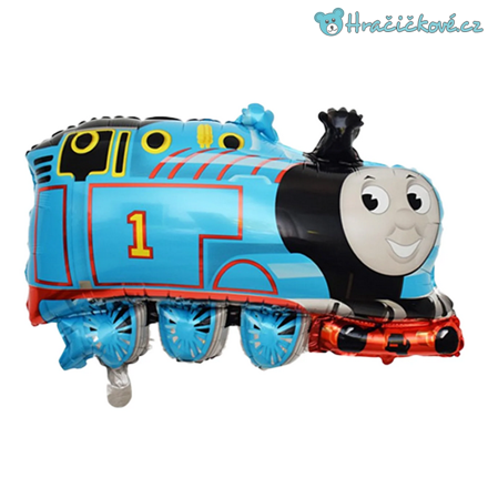 Narozeninový foliový balón Mašinka Tomáš (Thomas & Friends) 72x60 cm
