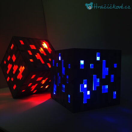 Noční světýlko LED kostka Minecraft