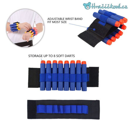 Vesta s vybavením typu Nerf – set 5 kusů