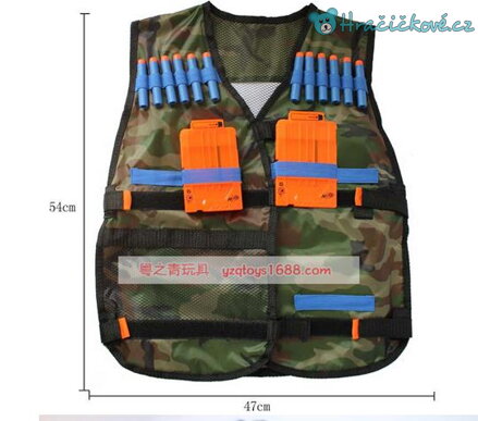 Vesta typu Nerf pro každého střelce - maskáčová