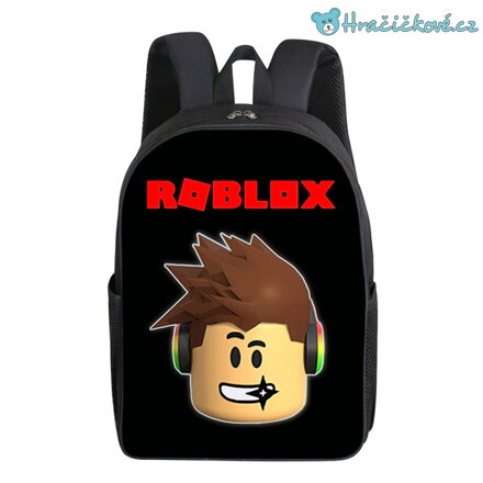 Dětský školní batoh Roblox, výška 42cm - černý