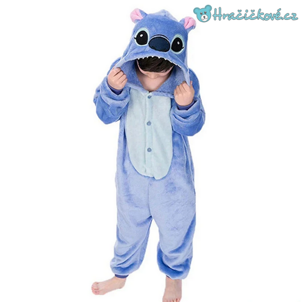 Kostým / Overal Lilo & Stitch (modrý/růžový)