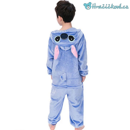 Kostým / Overal Lilo & Stitch (modrý/růžový)