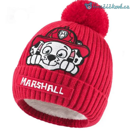Zimní pletená čepice Tlapková patrola (Paw Patrol)
