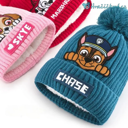 Zimní pletená čepice Tlapková patrola (Paw Patrol)