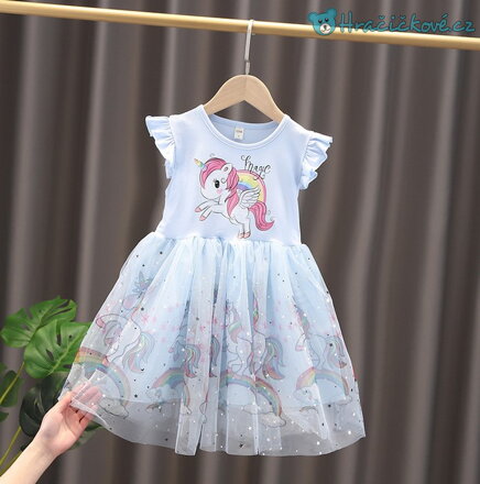 Dívčí šaty s poníkem (My Little Pony), růžové / modré