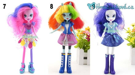 Panenky Equestria Girls, výběr z 9 druhů