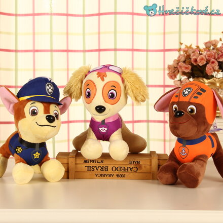 Plyšové hračky z pohádky Tlapková patrola (Paw Patrol)