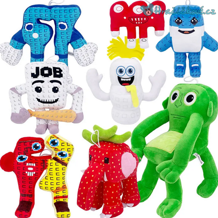 Plyšáci z Roblox hry Steal a Brainrot, 20 typů