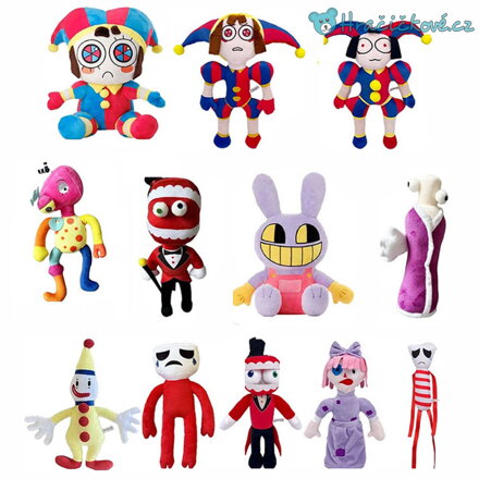 Plyšáci ze seriálu Úžasný digitální cirkus, 12 typů