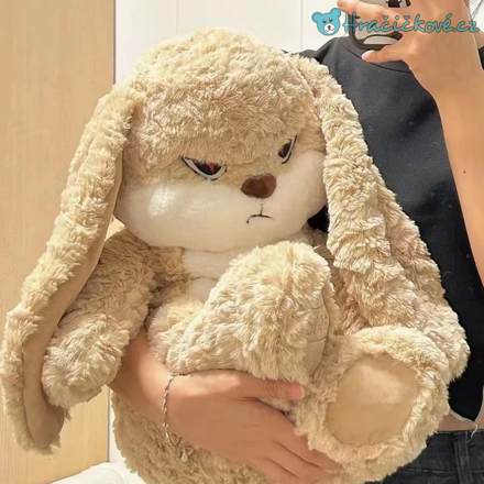 Rozzlobený plyšový králík, vel.35cm