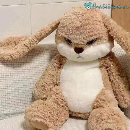 Rozzlobený plyšový králík, vel.35cm