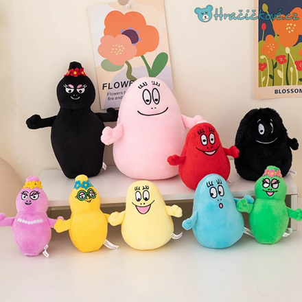 plyšáci ze seriálu Barbapapa a jeho rodinka