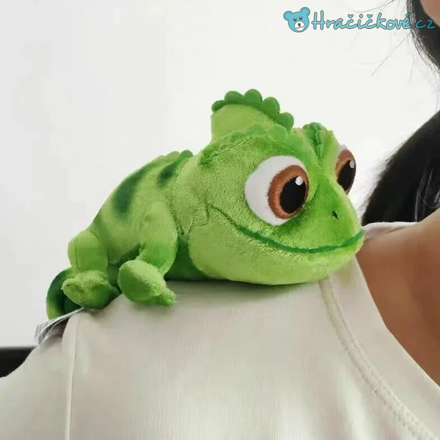 Roztomilý plyšový Chameleon