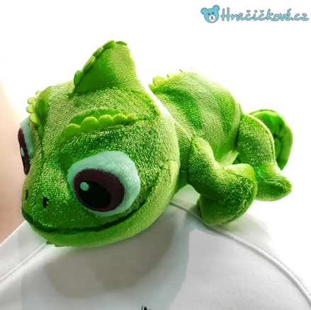 Roztomilý plyšový Chameleon