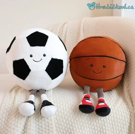 Plyšový míč Footbal a Basketbal