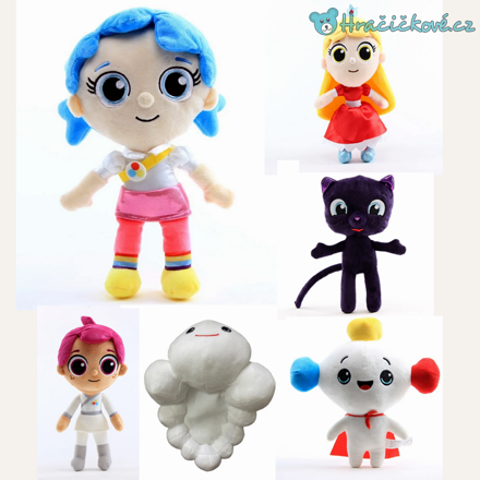 Plyšáci ze seriálu True a Duhové království 