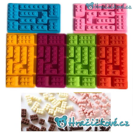 Silikonový formička (forma) na výrobu kostiček „Lego" z ledu nebo čokolády...