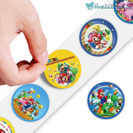 500 ks samolepek Super Mario