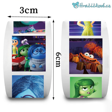 500 ks samolepek V hlavě (Inside Out)
