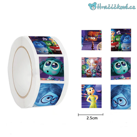 500 ks samolepek V hlavě (Inside Out)