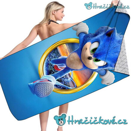 Osuška Ježek Sonic, vel. 150x75cm, typ3