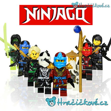 Ninjago figurky, 8ks (stavebnice typu Lego)