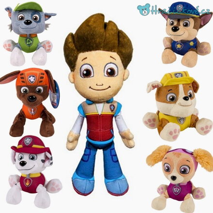 Plyšové hračky z pohádky Tlapková patrola (Paw Patrol)