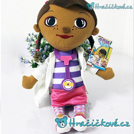 Plyšová Doktorka Plyšáková (Doc Mcstuffins), vel. 28cm 