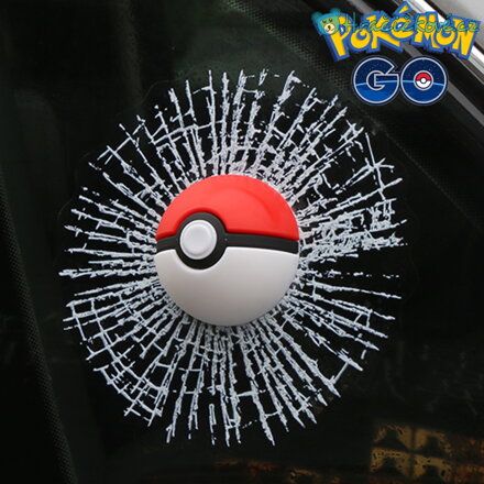 3D zábavná samolepka Pokemon Go na auto