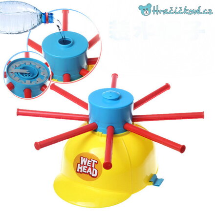 Legrační a vtipná společenská hra Wet Head (vodní ruleta) pro více hráčů
