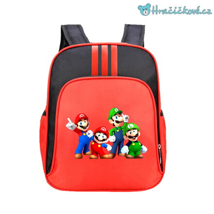 Dětský batoh (batůžek) s motivem Super Mario, 5 barev, Typ 3