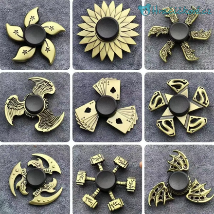 Populární antistresová hračka Fidget spinner, 9 typů